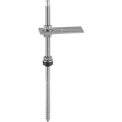 Hanger bolt M12 x 300mm stainless steel V2A