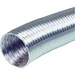 Flexible ventilation pipe/noise dampers