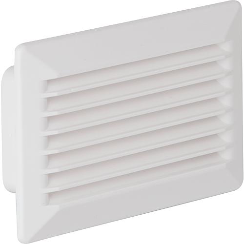 External ventilation channel grille