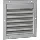 Weather protection grate alu Installation dimensions:245 x 245mm with fly screen and installation frame