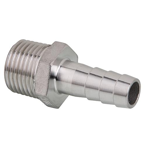 Hose spigot 13 mm V4A  1/2" EF 936 male