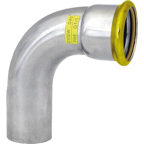 Gas stainless steel press fitting
Elbow 90° (i x e) Standard 1