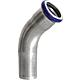 Stainless steel press fittings, M contour, elbow 45° (i x a) Standard 1