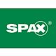 SPAX® wood screw, thread ø d1: 10.0 mm, head ø: 25.0 mm, standard packaging Logo 1