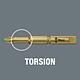 Bits 867/1 TZ WERA, 1/4” hex for TORX®, toughened, torsion design, for universal application